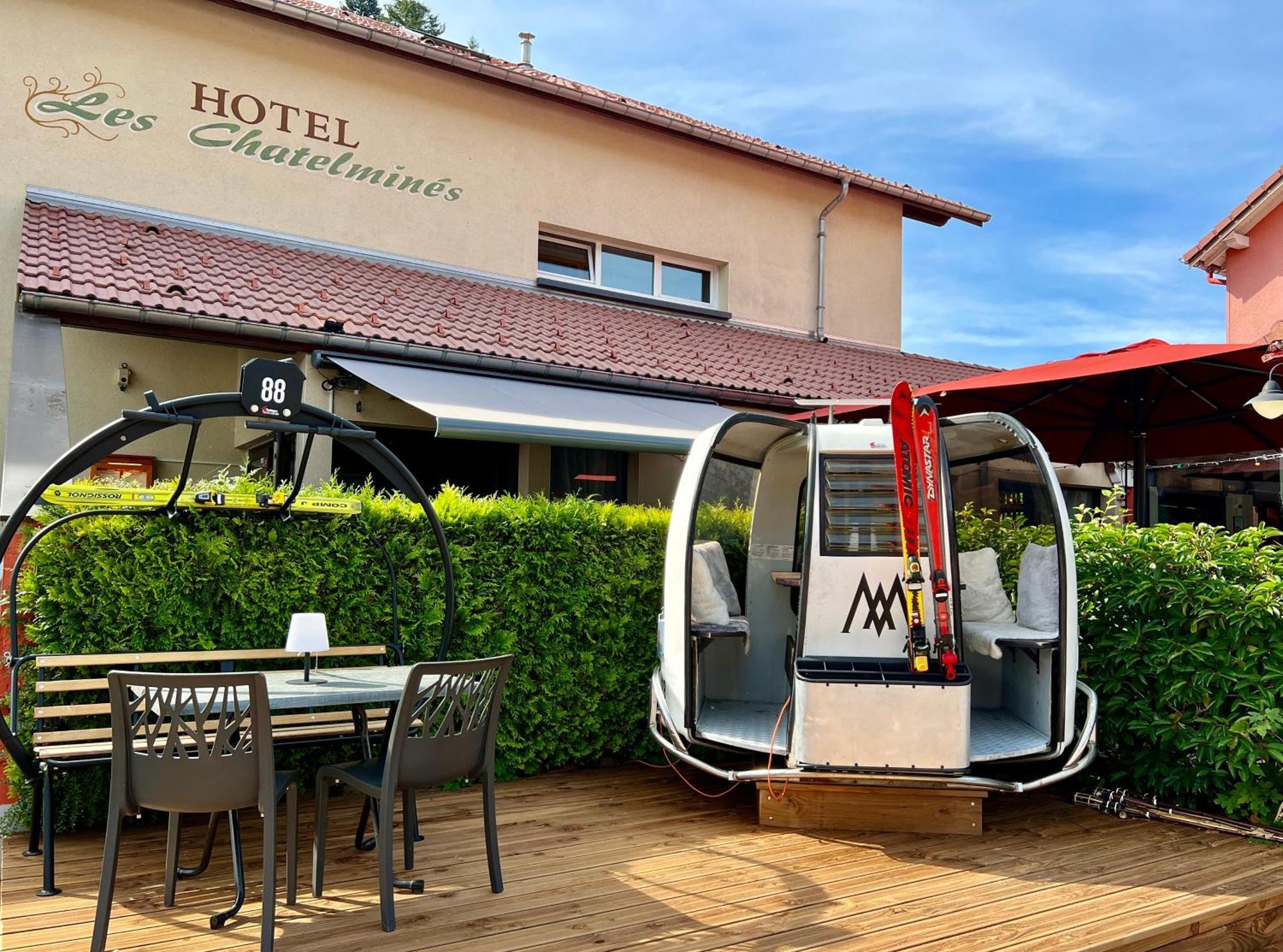 Logis Hotel, Chalets Et Restaurant Les Chatelmines La Bresse Buitenkant foto